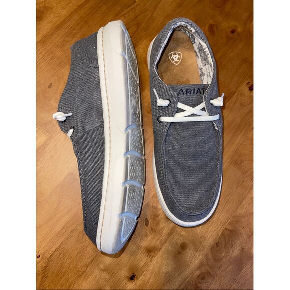 Ariat Ladies Hilo Washed Black (charcoal) Style 10040309. Size 9.5 - Picture 4 of 7